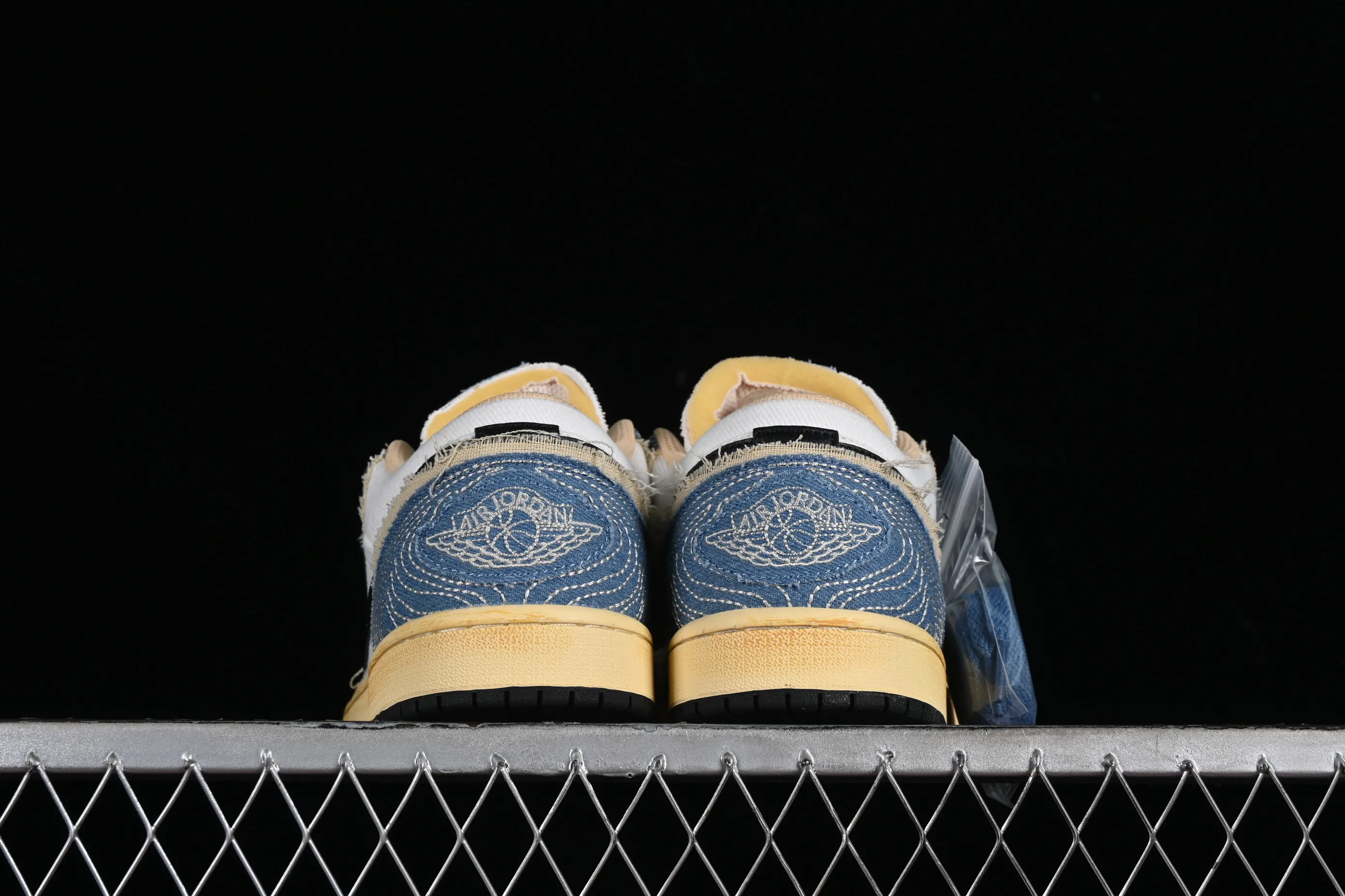 All categories Air Jordan Jordan series basketball shoes Air Jordan 1 Low Air Jordan 1 Low SE "WRMK" AJ1 Joe 1 Sashiko embroidery low-top cultural casual sneakers FN7670-493